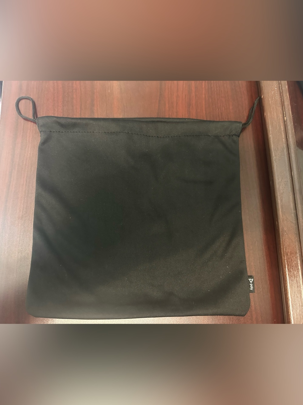 Plantronics Poly Voyager Black Drawstring Accessory Pouch